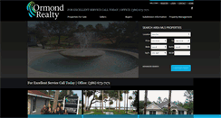 Desktop Screenshot of ormondrealty.com